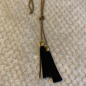 Long tassel necklace